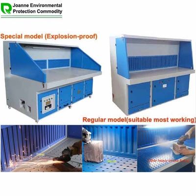 Καλή τιμή. 75 DB Πίνακας κατεβάσεως 900 CFM -4700 CFM Airflow Steel Woodworking Downdraft Table σε απευθείας σύνδεση
